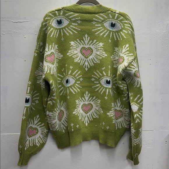 NWT Rosa Clothing Mystical Gorgeous Eye Cardigan - Picture 5 of 5